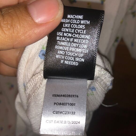 364. Torrid bees and flowers Gauze Blouson Half Sleeve top size 1 (1X) - Picture 10 of 10